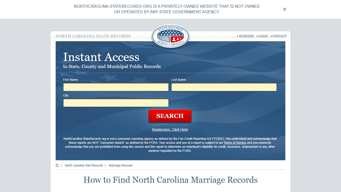 How to Find North Carolina Marriage Records